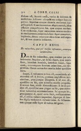Caput XXVII. - Caput XXVIII.