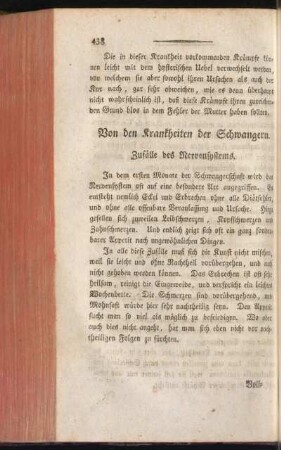 Von den Krankheiten der Schwangern