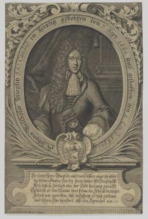 Bildnis des Johann Balthasar Stieglitz