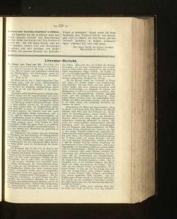 Literatur-Bericht und Koloniale Literatur III