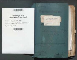 Demobilmachung. Specialia. Bd. 3