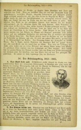 56. Der Befreiungskrieg, 1813 - 1815