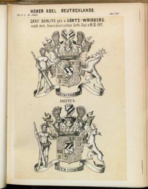Taf. 27. Graf Schlitz gen v. Görtz-Wrisberg.