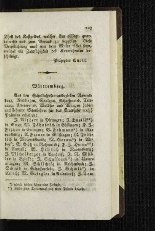 Württemberg : [Schulnachrichten]