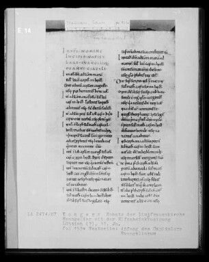 Capitulare Evangeliorum