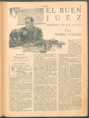 El buen juez : (Drama en un acto)