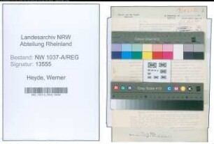 Entnazifizierung Werner Von Der Heyde , geb. 00.00.0000 (Rechtsanwalt)