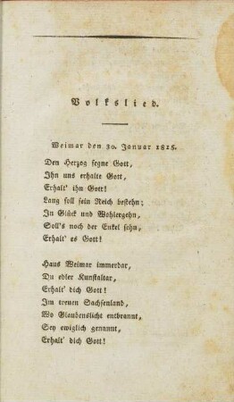 Volkslied