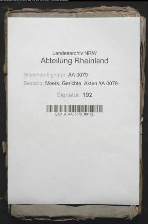 Freiherr von Cloudt zu Lauersfort gegen verwitwete Freifrau von Merode zu Merveldt wegen der Höfe Schertjens und Hansumb im Gericht Krefeld, Bd. II