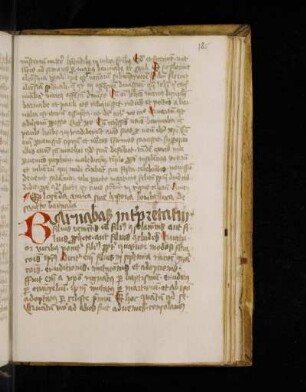 Jacobus de Voragine: Legenda aurea. Ex legenda aurea sive historia Lombardica de sancto Barnaba