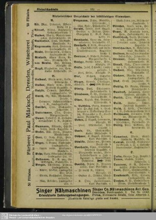 Einwohnerverzeichnis : Alphabetisches Verzeichnis der selbständigen Einwohner