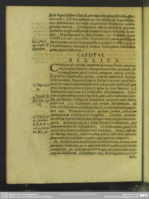 Caput VI. Bellica