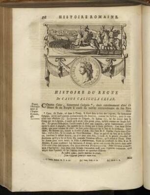 Histoire du Regne De Caius Caligula Cesar.