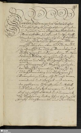 [Vergleich wegen der praecedenz mit Altenburg]
