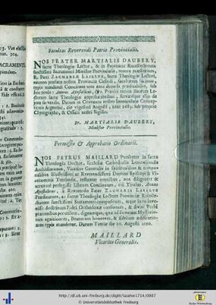 Facultas Reverendi Patris Provincialis