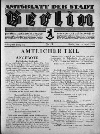 1929,15: Nr. 15, 14. April 1929