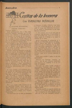 Cositas de la leonera : El cadáver misterioso - Primer episodio