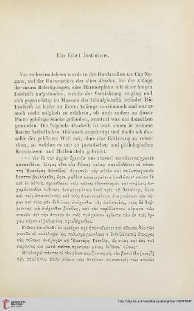 4: Ein Edict Justinians