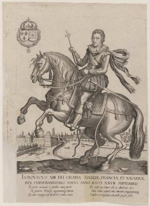 Bildnis des Lvdovicvs XIII, Gallia Francia et Navarra Rex