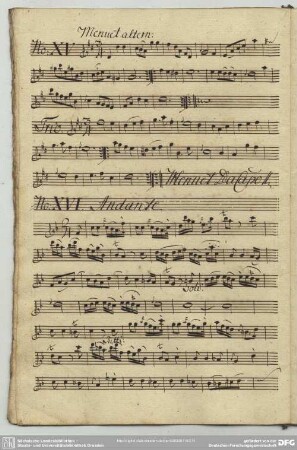 16. Anonymus, Andante, F-Dur