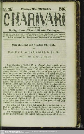 5.1846=217: Charivari