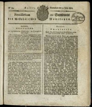 No. 54, sonnabend den 4. July 1812