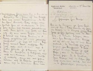Friedrich Nieser, Berlin, an Adelbert Düringer: Besprechung mit Hermann Kempff; Urlaubspläne, 07.06.1918.
