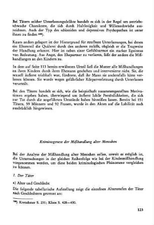 1. Der Täter