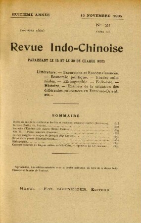 15 Novembre 1905. No 21
