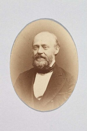 Porträt Moritz Schulz : Foto-/Bildersammlung Stenografische Sammlung. Porträt Moritz Schulz. Photographie (um 1885). Dresden: SLUB P a 0205