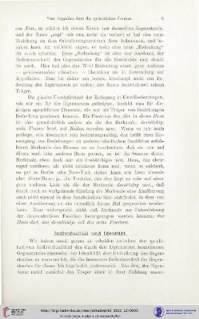 Individualität und Identität