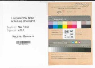 Entnazifizierung Hermann Knoche , geb. 03.01.1915 (Beamter)
