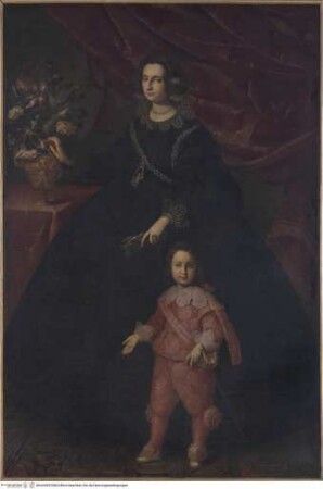 Doppelbildnis der Isabella Gioeni Colonna und ihres Sohnes Lorenzo Onofrio