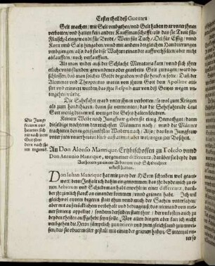 An Don Alonso Manrique, Ertzbischoffen zu Toledo unnd Don Antonio Manrique, wegen einer differentz, [...]