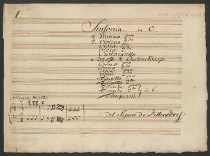 Sinfonien; orch; C-Dur; K 93; G C13
