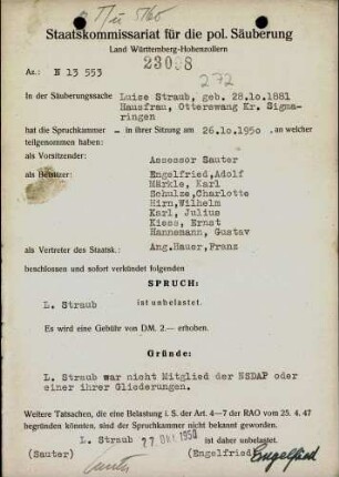 Straub, Luise