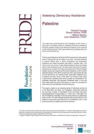Assessing democracy assistance : Palestine