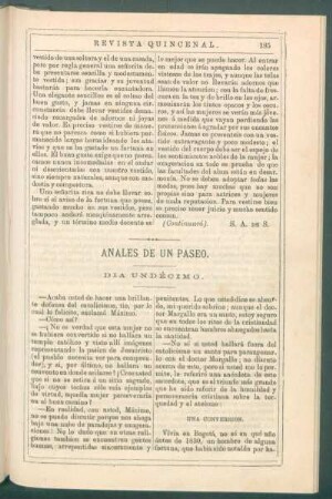 Anales de un paseo. : Día undécimo. [y] Día duodécimo. [Conclusión.]