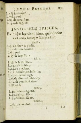 Javolenus Priscus.