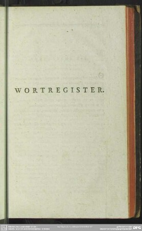Wortregister