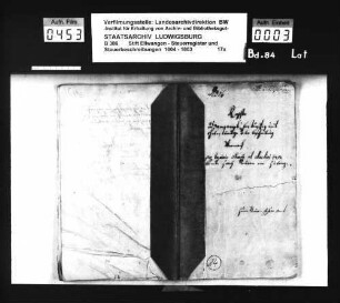 Steuerbeschreibungen und Steuerregister im Ammanamt