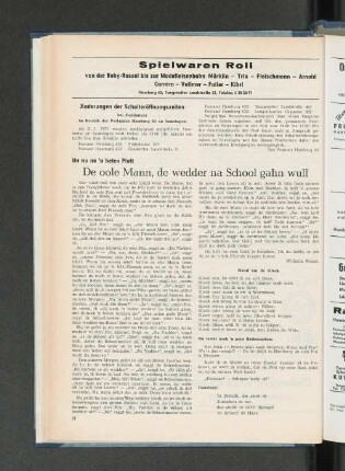 Nu toletz noch 'n poor Redensarten