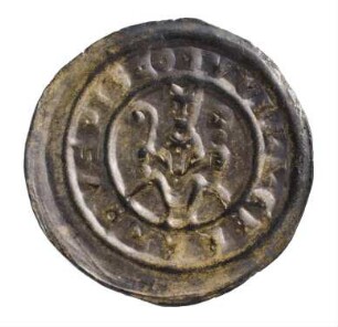 Münze, Brakteat, Pfennig, 1235/1254