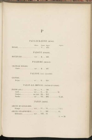 P (Pacy-Sur-Eure - Puy En Velay)