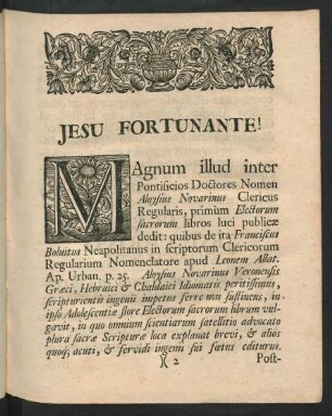 Jesu Fortunante!