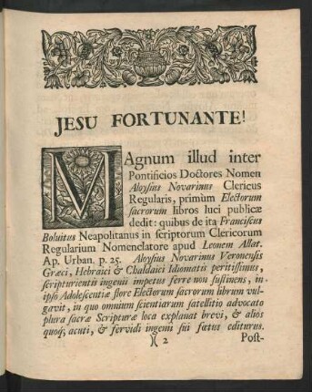 Jesu Fortunante!