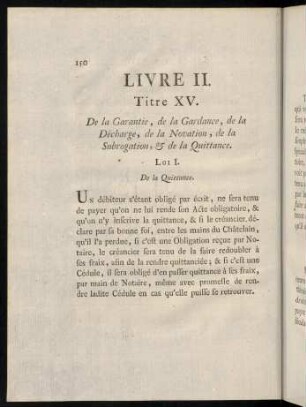 150-158, Titre XV. - Titre XVI.