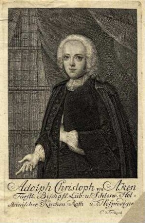Bildnis von Adolf Christoph von Aken (1713-1768)