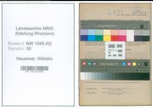 Entnazifizierung Wilhelm Heussner , geb. 29.10.1900 (Bueroangestellter)
