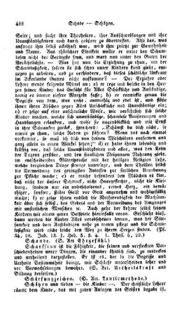 Schande. (s. Art. Ehrgefühl)